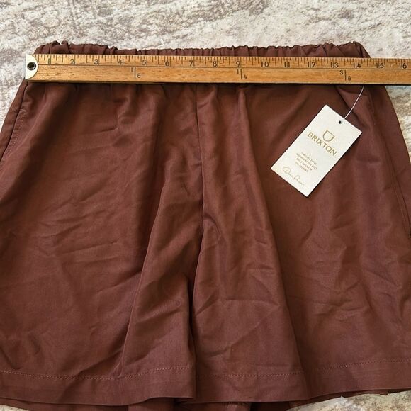 New with tags, Brixton Polanco shorts, Brown sepia medium - Picture 6 of 12
